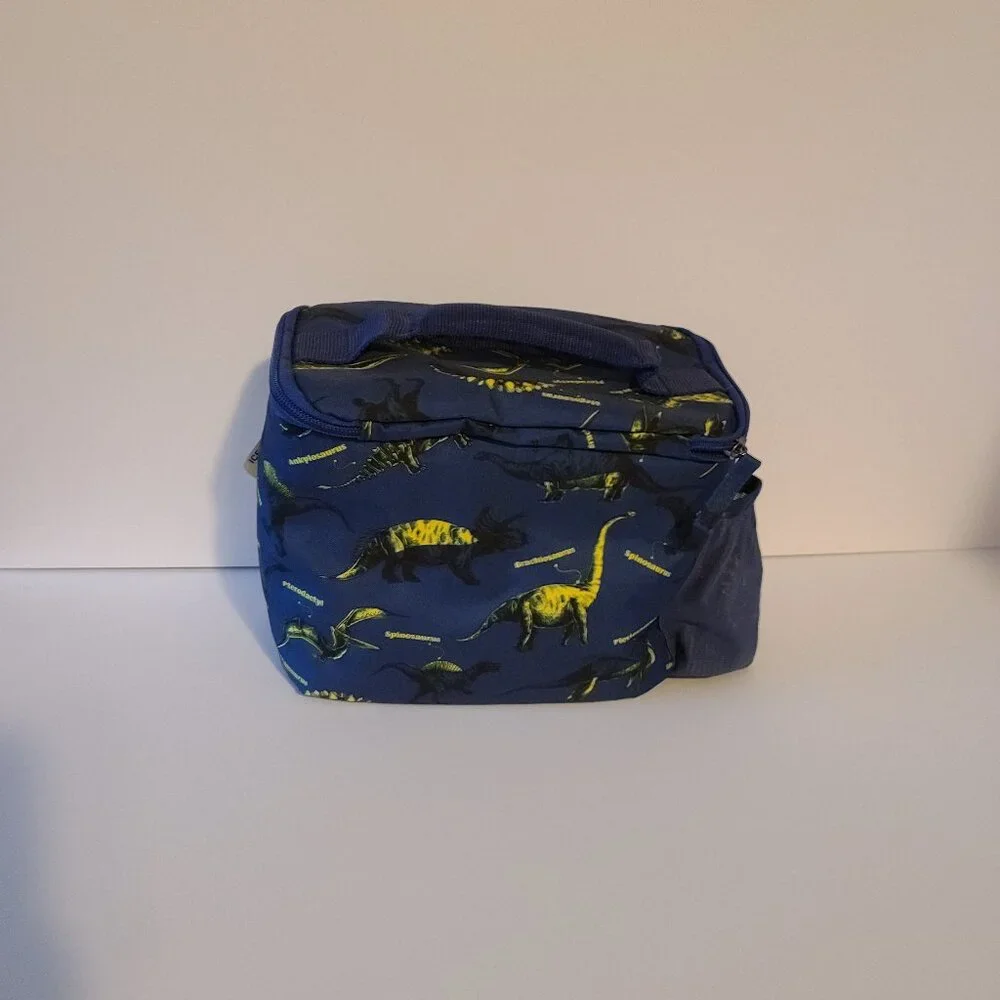FIT + FRESH INSULATED LUNCH BAG DINOSAUR DESIGN- CONTAINER &ICE PACK-NWT(UNISEX)